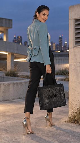 Look Dior, Elisabetta Franchi, Casadei