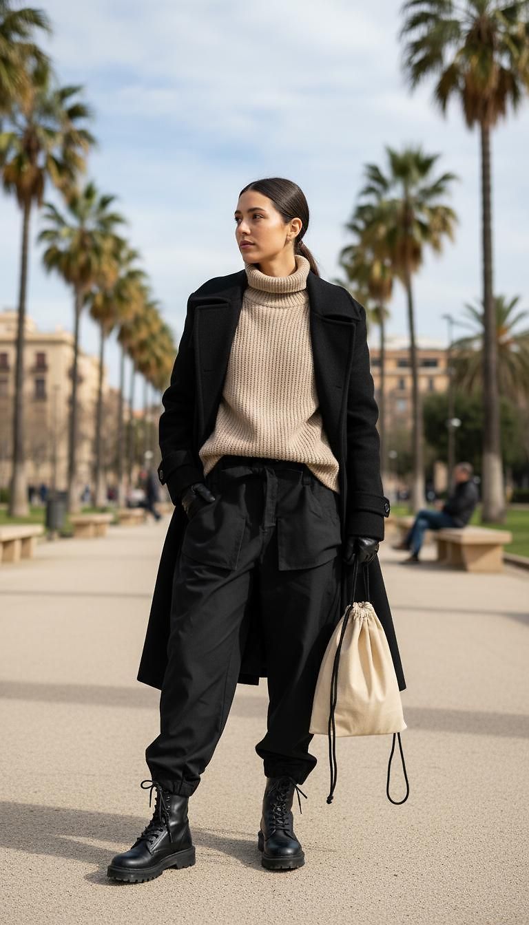 Rundholz · Streetwear Winter Day look in Palma parque by Angeles_1759 | JoliCloset #1026