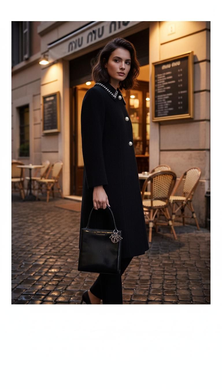 Miu Miu & Dior · Chic Spring Night look in Roma by COTEL_9446 | JoliCloset #841
