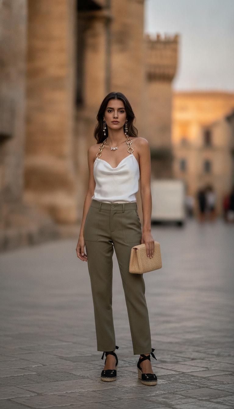 Evening Summer Night look in Strolling in Palermo by mara_5802 | JoliCloset #2121