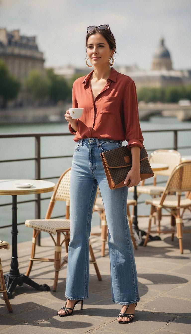 Massimo Dutti & Céline · Chic Summer Day look in Paris by mara_5802 | JoliCloset #1941