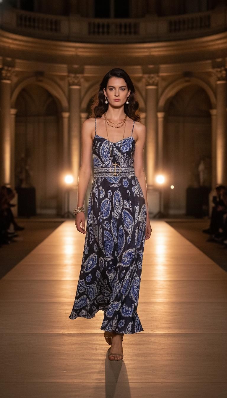 Chic Summer Night look in Paris by mara_5802 | JoliCloset #2073