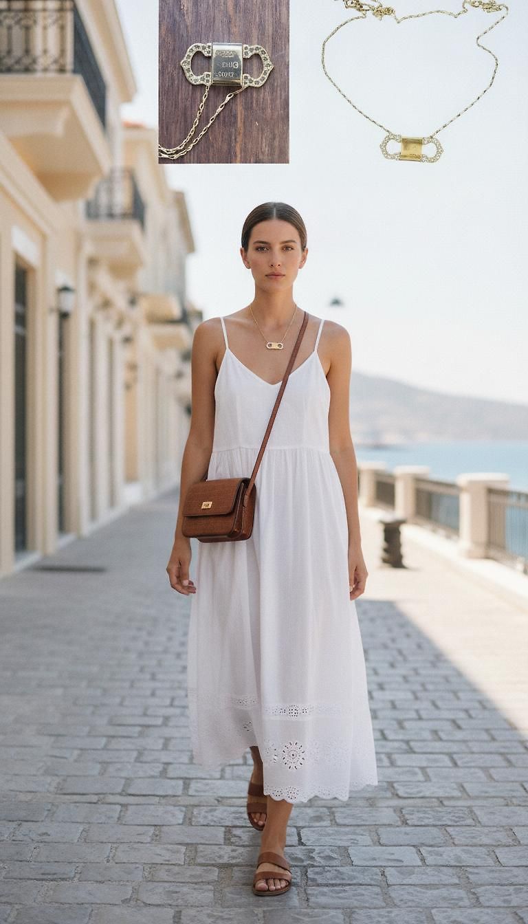Cartier · Chic Summer Day look in Syros by mara_5802 | JoliCloset #2190