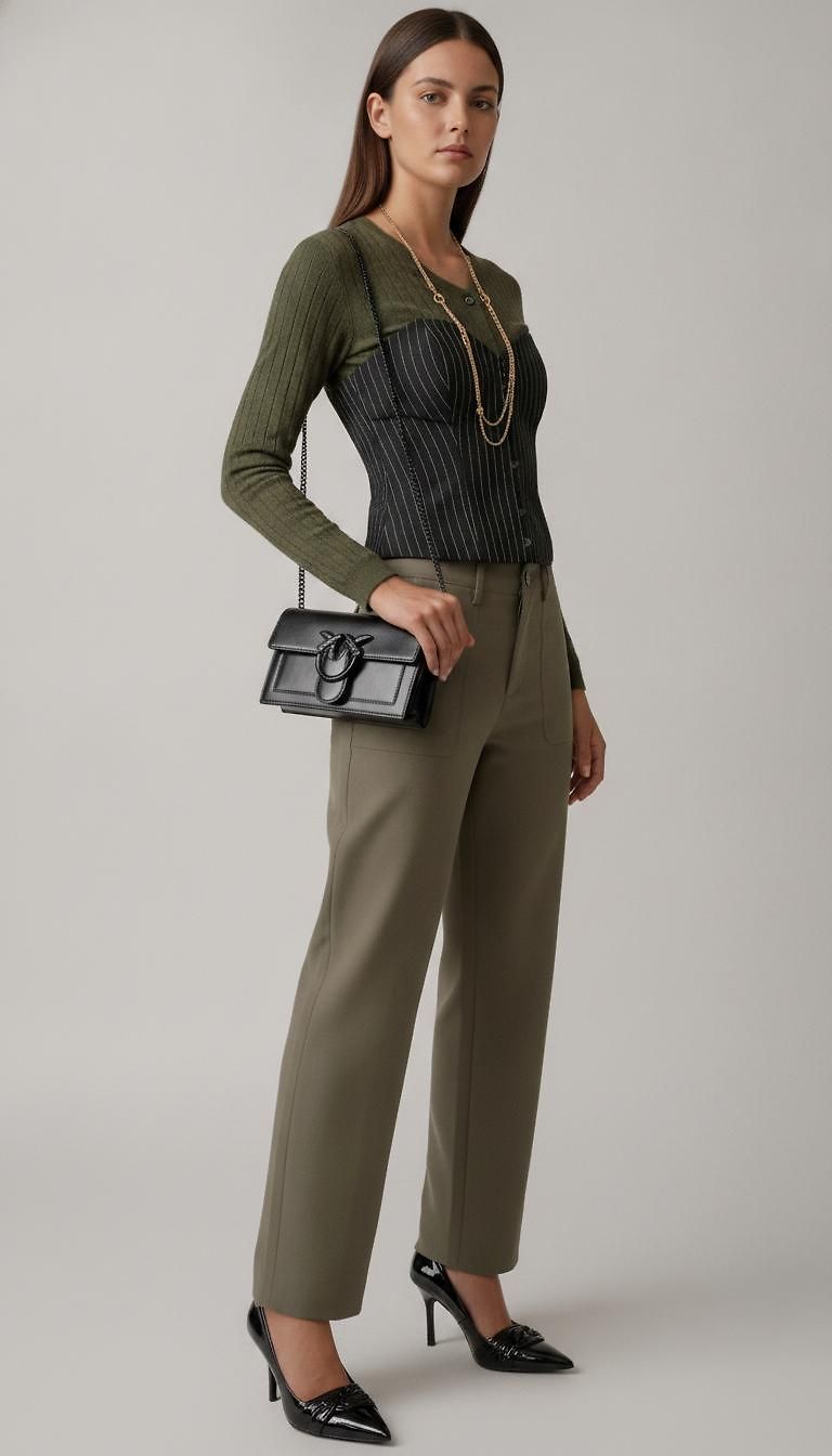 Karl Lagerfeld & Pinko look by mara_5802 | JoliCloset #2438
