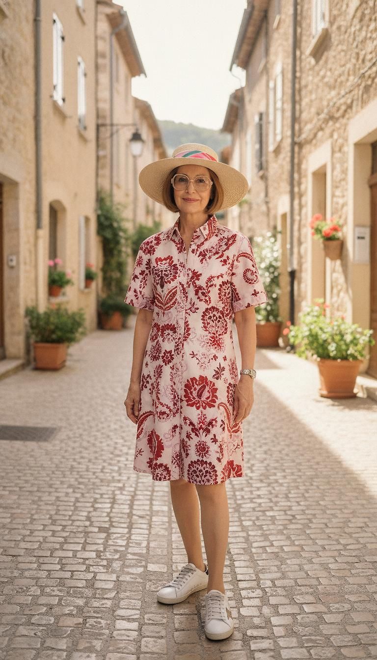 Etro & Yves Saint Laurent · Minimalist Summer Day look in LUCÉRAM Alpes-Maritimes, France by Sylvie_3701 | JoliCloset #2303