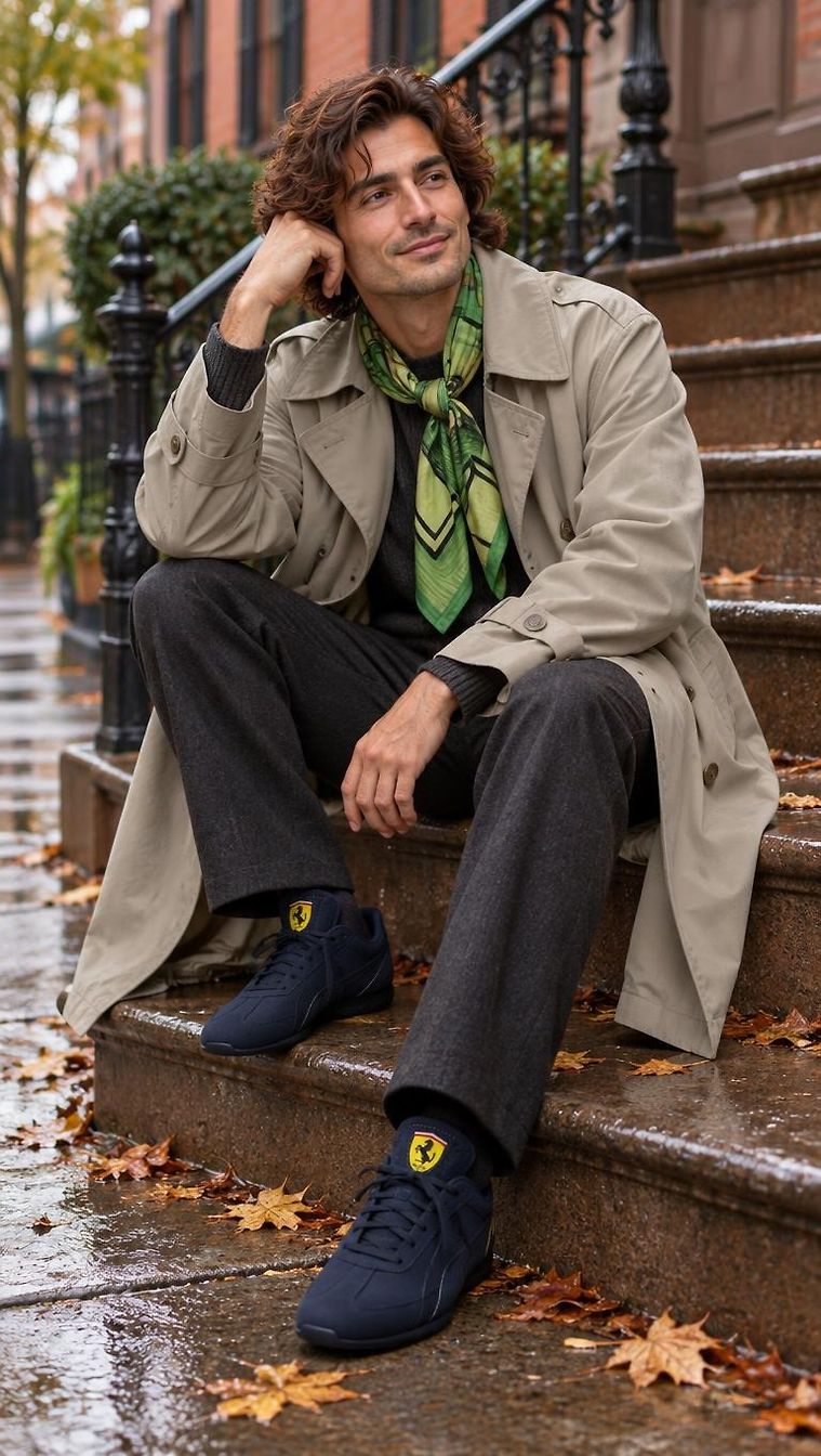 Puma & Vintage · Look Décontracté Automne Jour à New York par Soprana_5697 | JoliCloset #4708