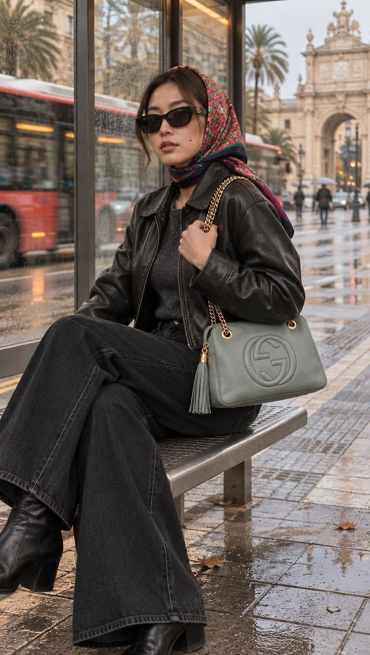 Gucci · Streetwear Fall Day look in Valencia by Vesper Deluxe_0618 | JoliCloset #3768