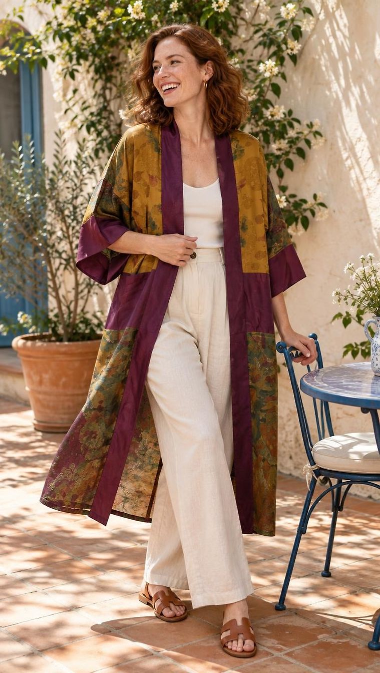 Casual Summer Day look in mettre juste le haut de l'étole, couleur prune avec strass by Soprana_5697 | JoliCloset #4183