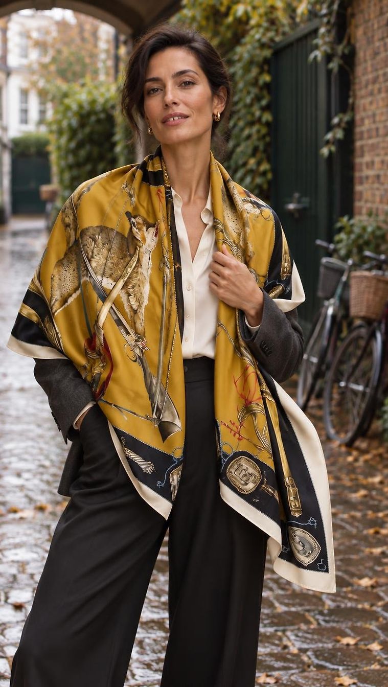 Hermès · Look Formale Autunno Giorno a Londres di Soprana_5697 | JoliCloset #3874