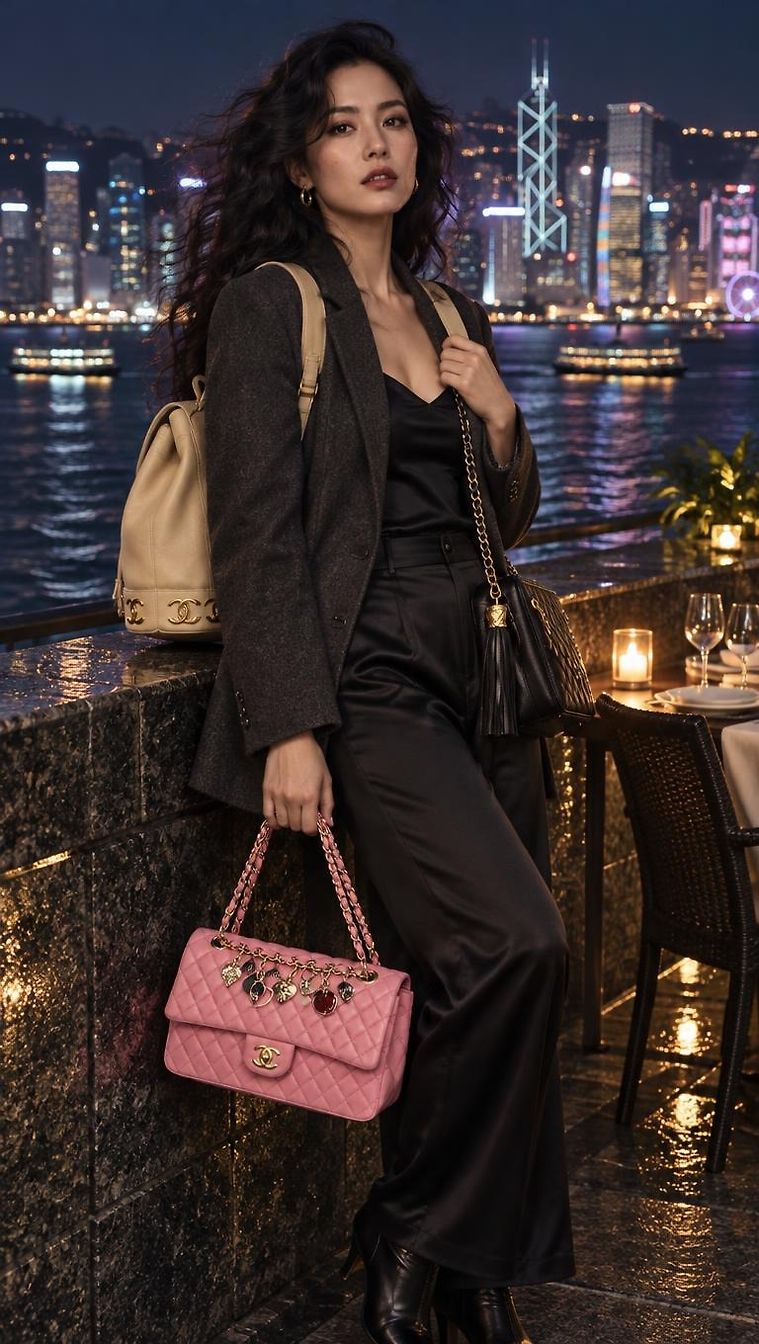 Chanel · Evening Fall Night look in Hong Kong by trassyfromhk_3791 | JoliCloset #5349