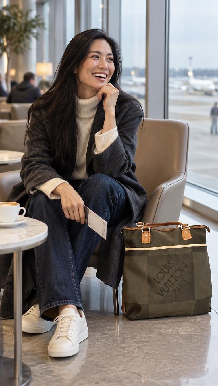 Louis Vuitton · Look Casual Inverno Dia em Europea por Yolanda_7630 | JoliCloset #4902