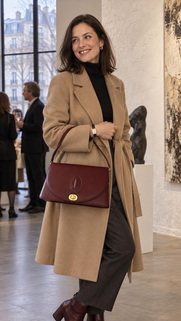 Cartier · Look Chic Inverno Dia em Paris por Odile_4561 | JoliCloset #4411