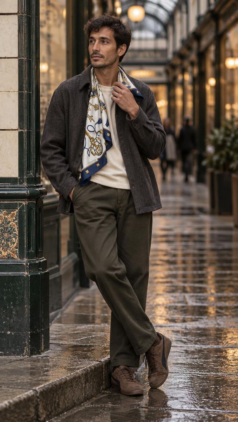 Hermès & Puma · Look Casual Otoño Día en Londres por Soprana_5697 | JoliCloset #5384