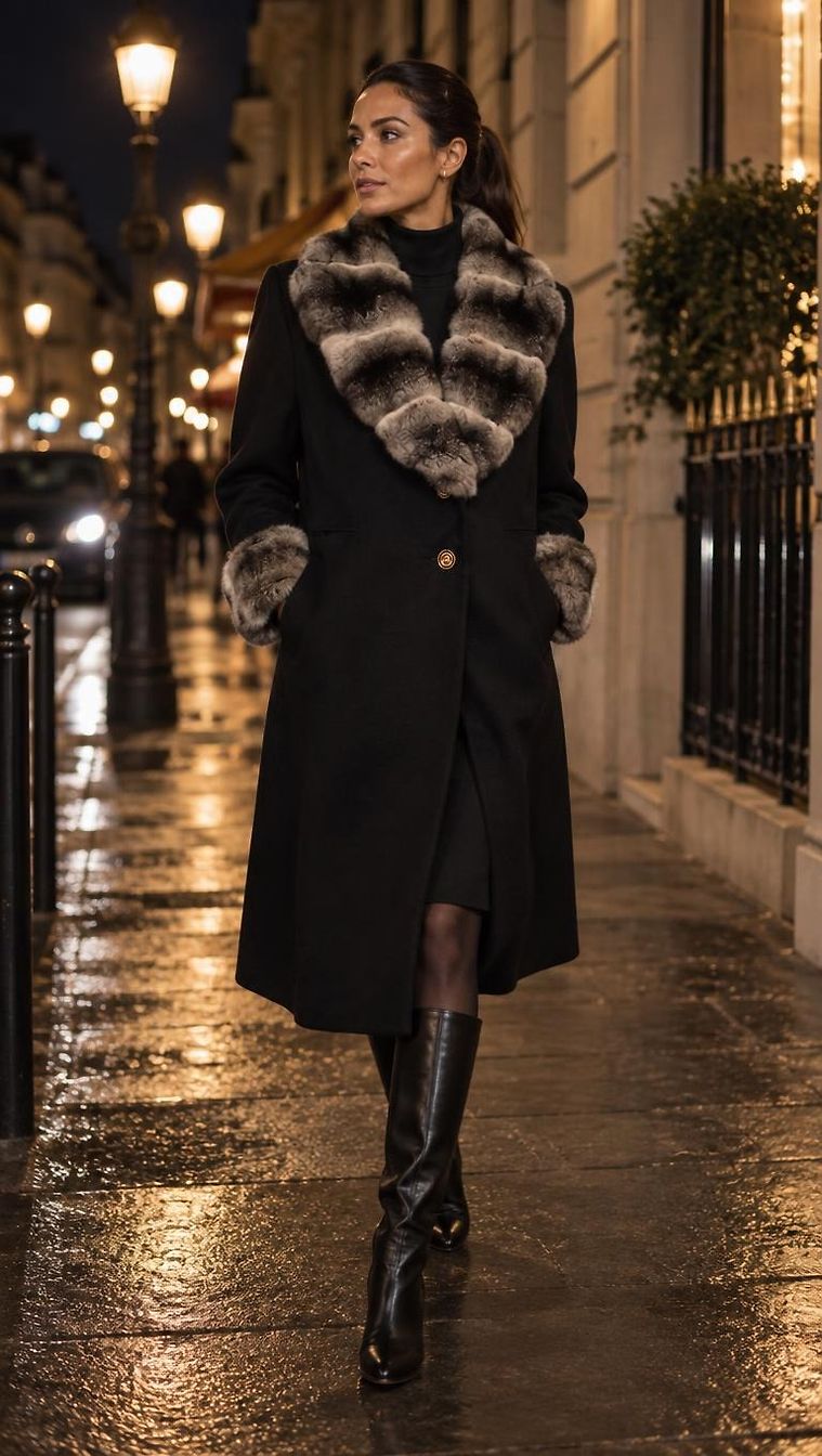 Brioni · Minimalist Winter Night look in Paris by JasoZ_1421 | JoliCloset #3588