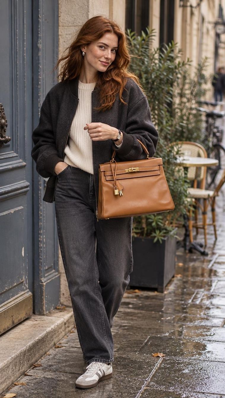 Hermès · Streetwear Fall Day look in Paris by Laura_2185 | JoliCloset #4956