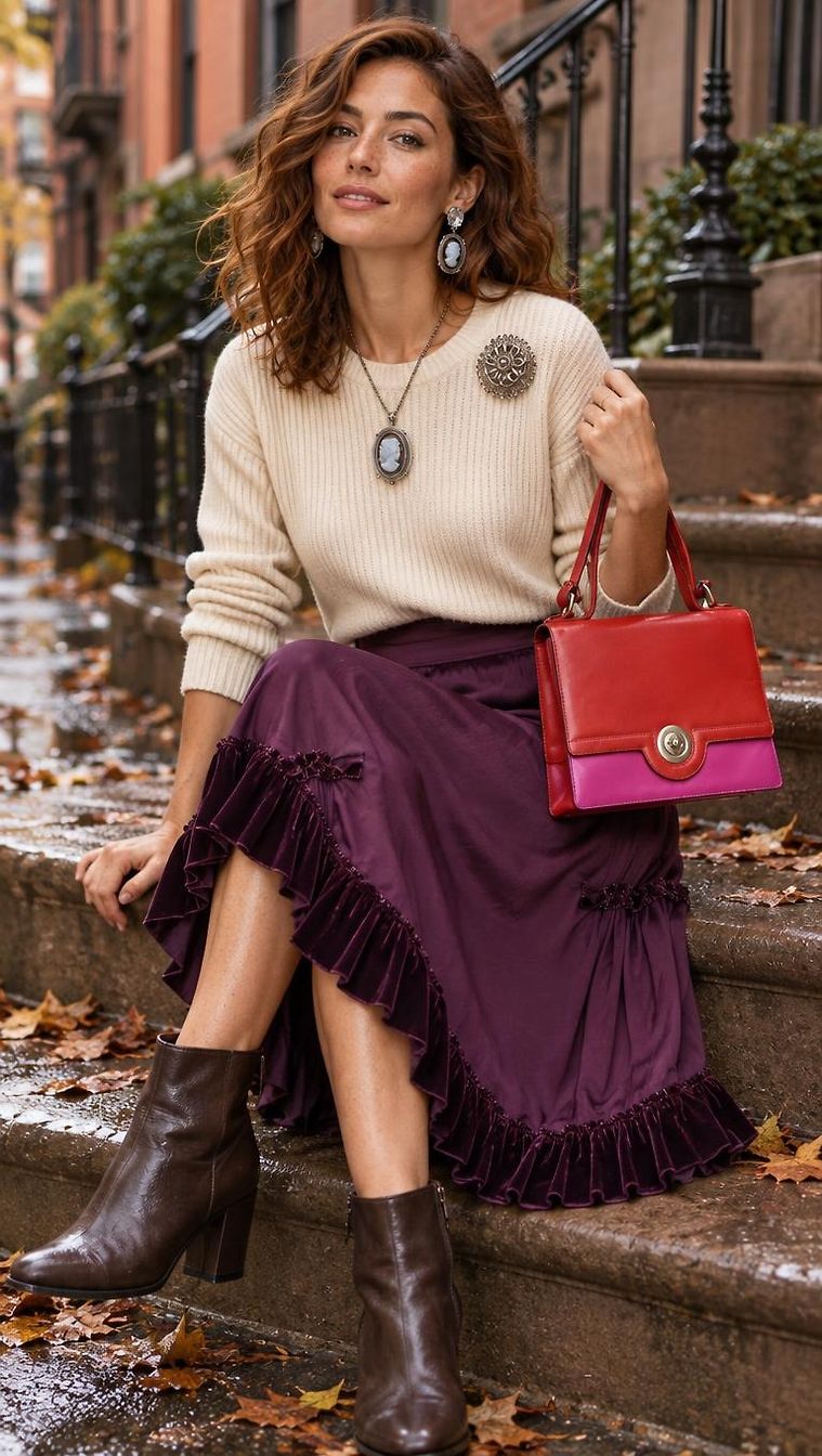 Georges Rech · Look Décontracté Automne Jour à New York par Soprana_5697 | JoliCloset #4714