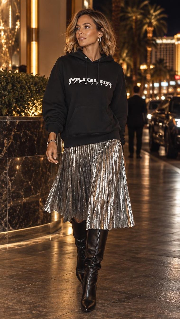 Thierry Mugler · Look Chic Automne Nuit à Las Vegas par Maria_7165 | JoliCloset #3474
