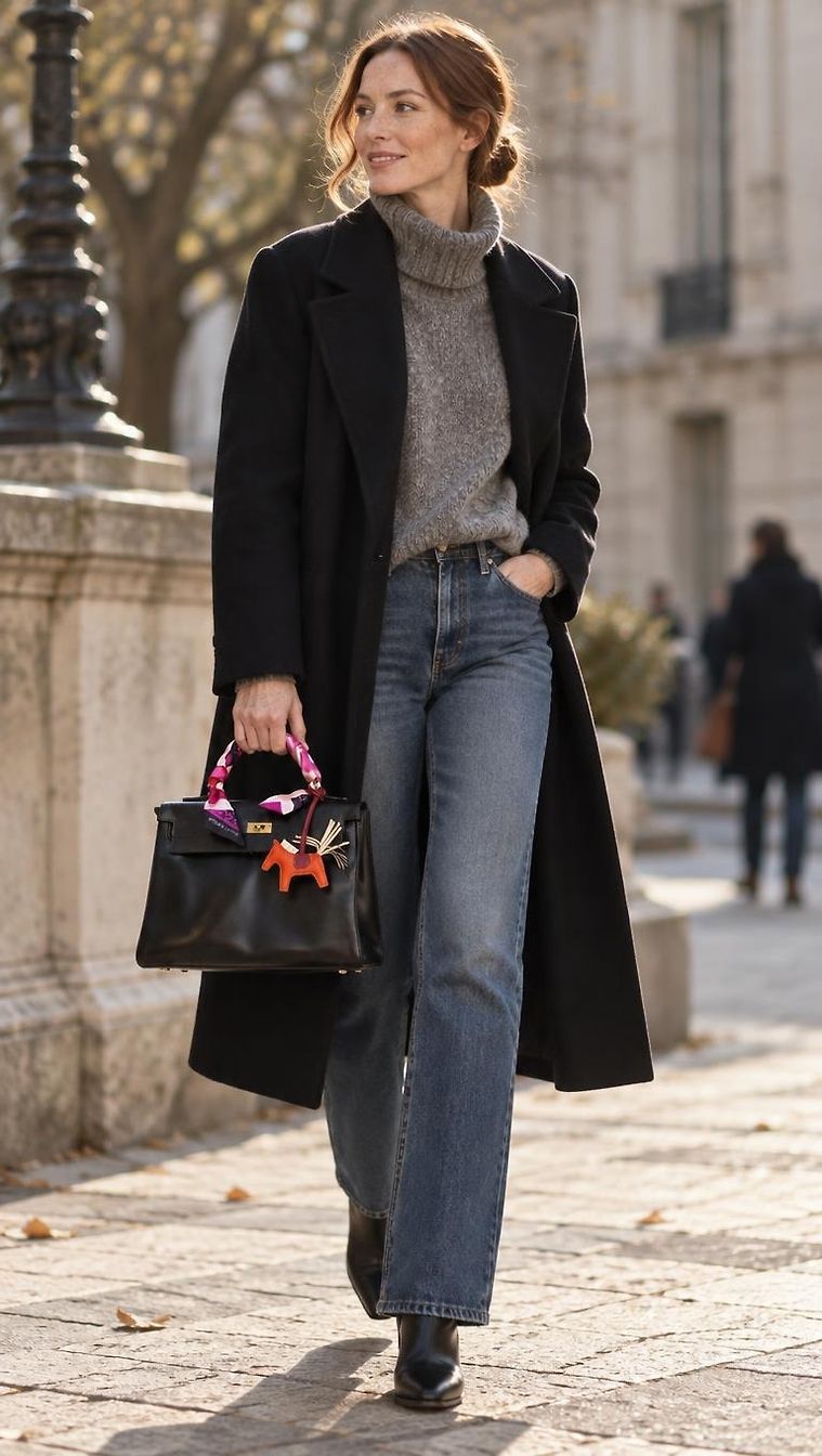 Hermès · Casual Winter Day look by Laure_8449 | JoliCloset #3412