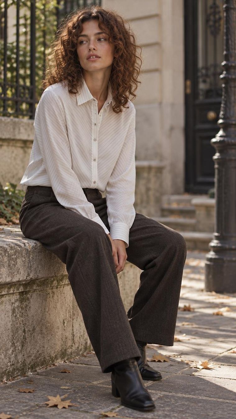 Gerard Darel · Look Minimalista Outono Dia em Paris por Soprana_5697 | JoliCloset #4869