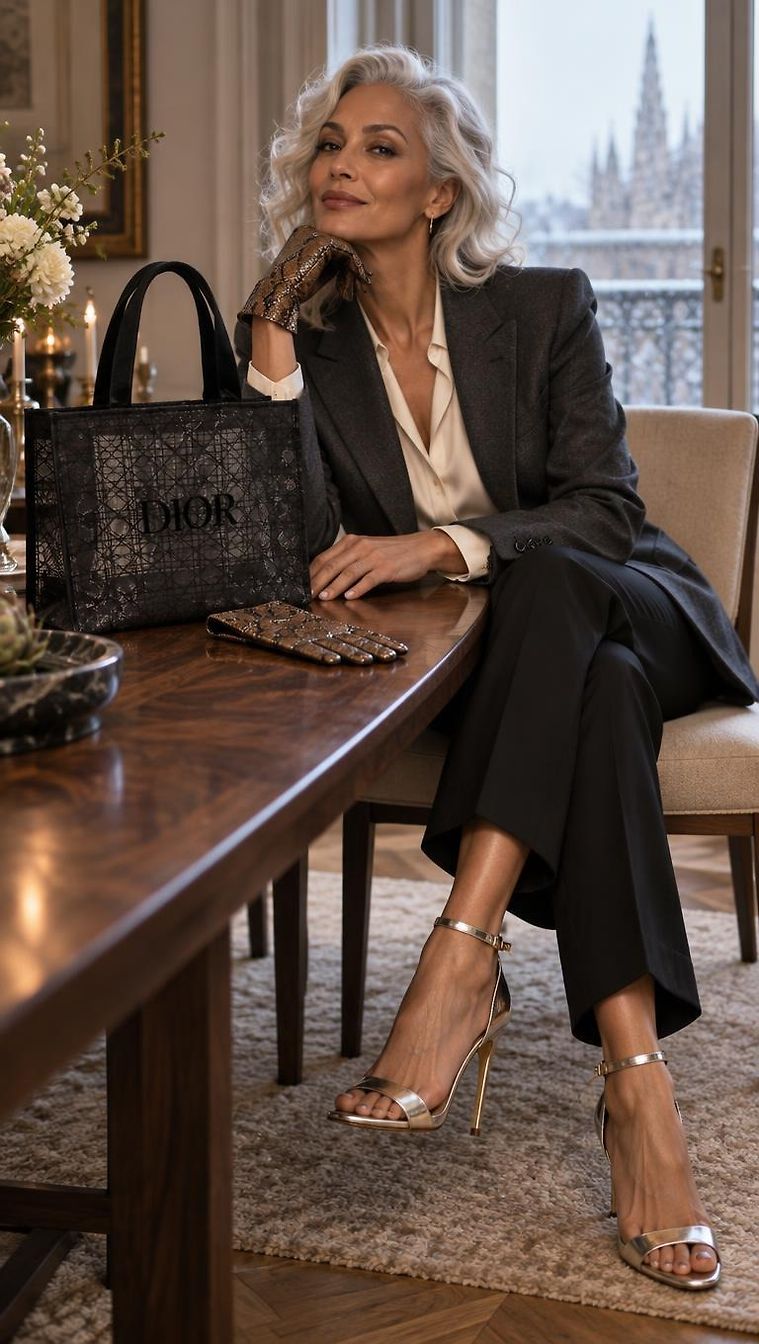 Just Cavalli & Casadei · Look Chic Hiver Jour à C par Nadia_1889 | JoliCloset #4531