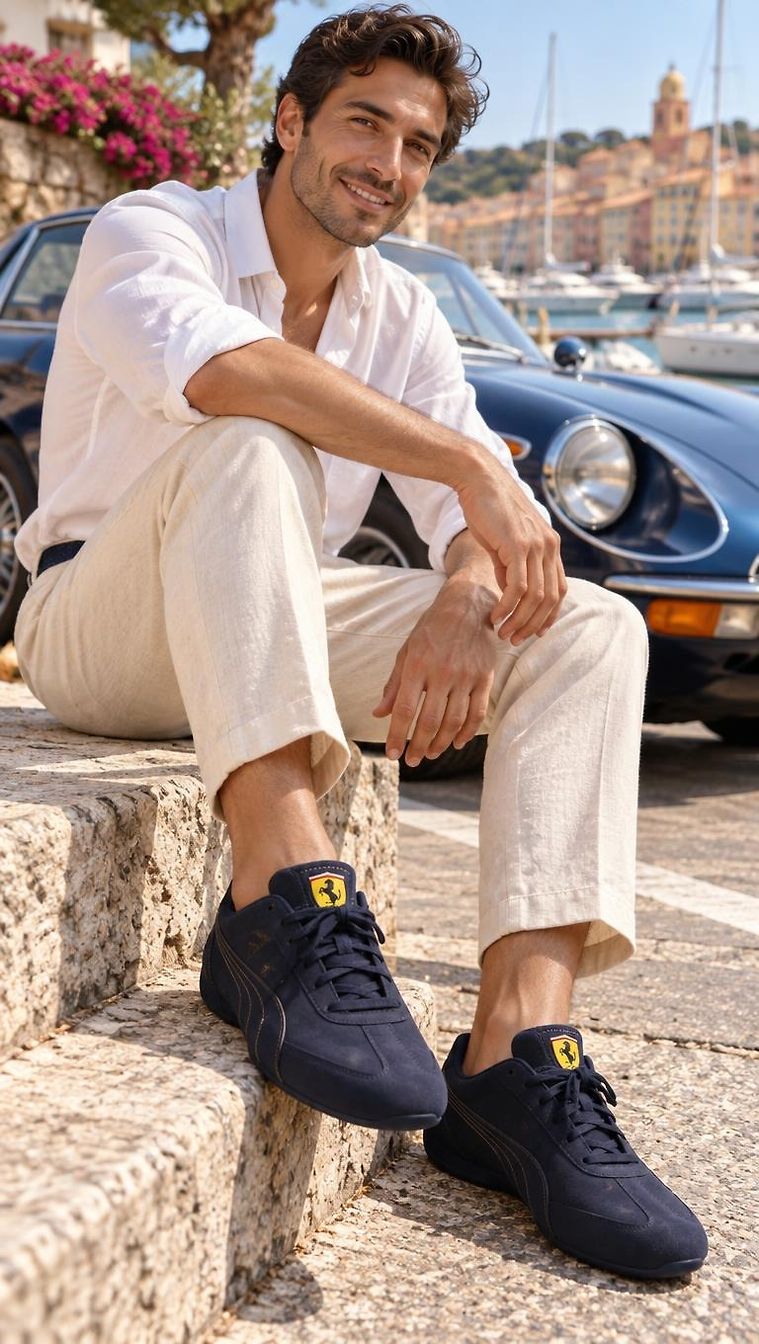 Puma · Chic Summer Day look in Saint-Tropez by Soprana_5697 | JoliCloset #3852
