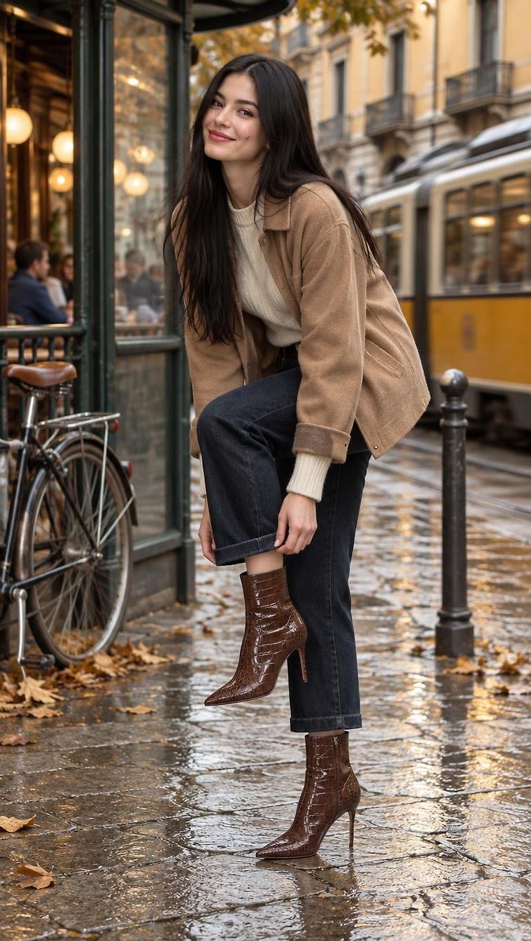 Paris Texas · Casual Fall Day look in Milan by Joli Boutique | JoliCloset #3633