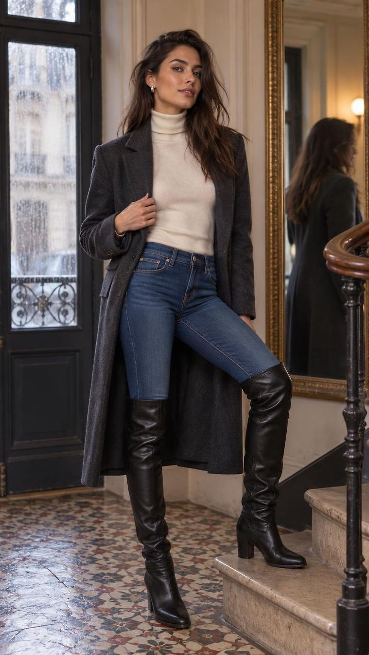 Levi's · Look Chic Invierno Día en Paris por Soprana_5697 | JoliCloset #3894