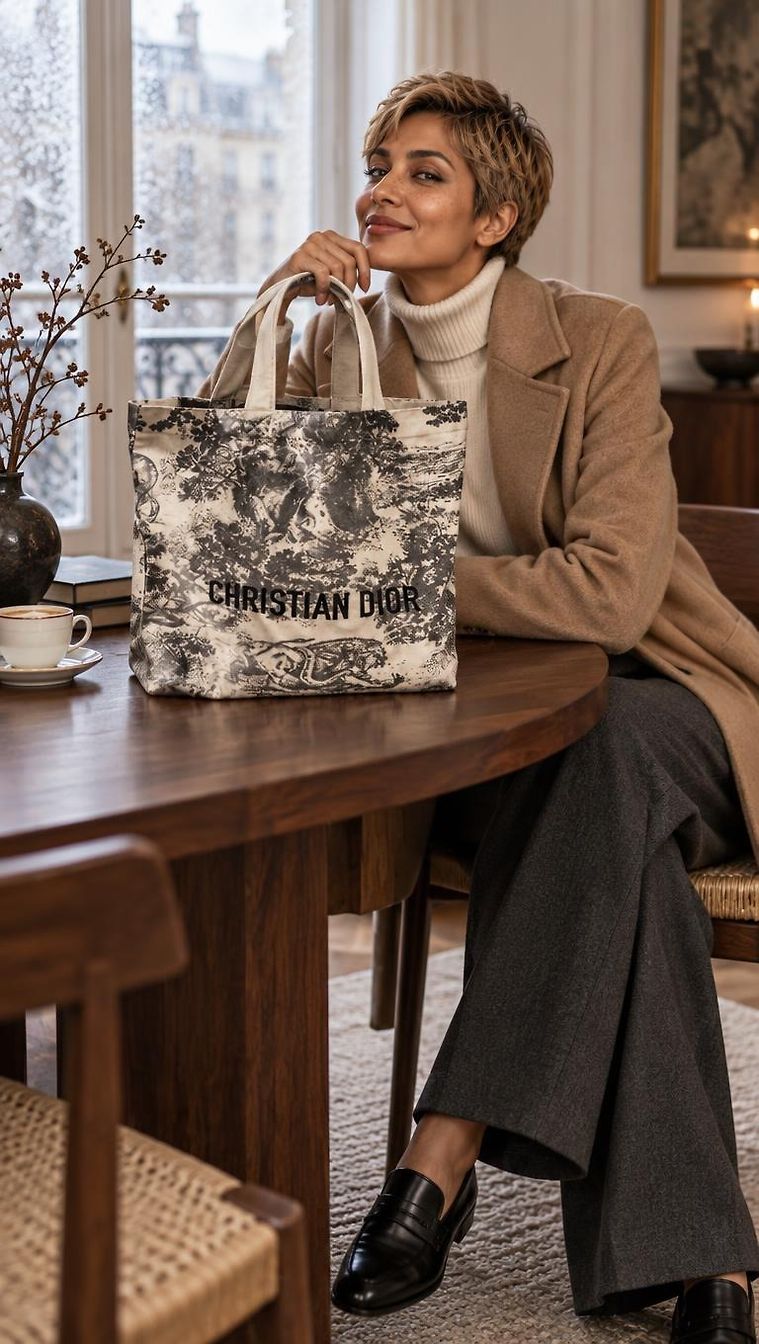Dior · Chic Winter Day look in C by Nadia_1889 | JoliCloset #4516