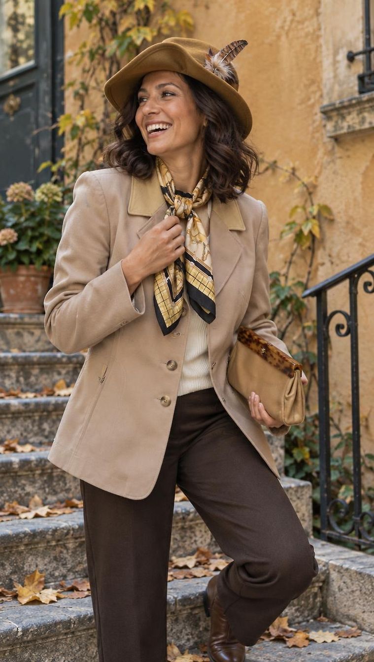 Luisa Spagnoli · Look Casual Autunno Giorno a Paris di Soprana_5697 | JoliCloset #5379