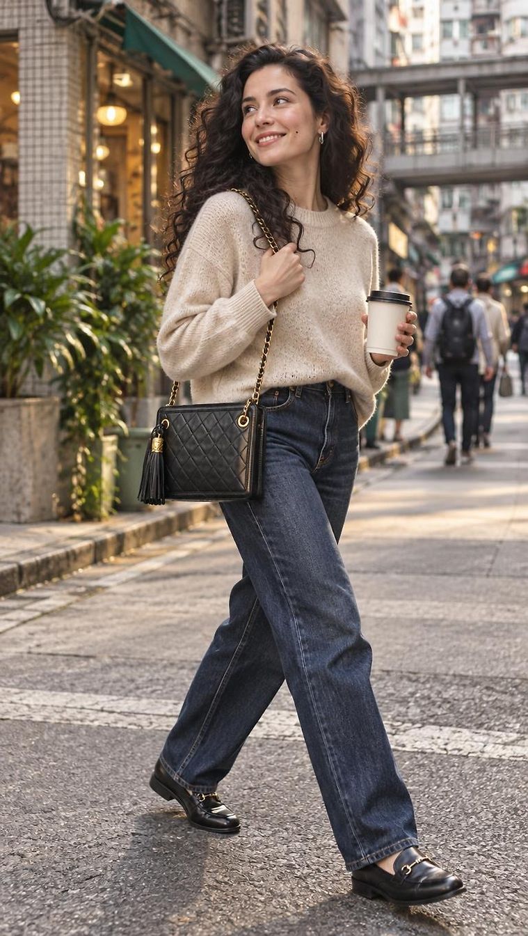 Chanel · Casual Fall Day look in Hong Kong by trassyfromhk_3791 | JoliCloset #5345