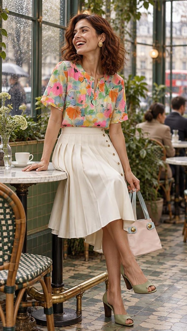 Emanuel Ungaro · Look Chic Printemps Jour à Londres par Soprana_5697 | JoliCloset #4645