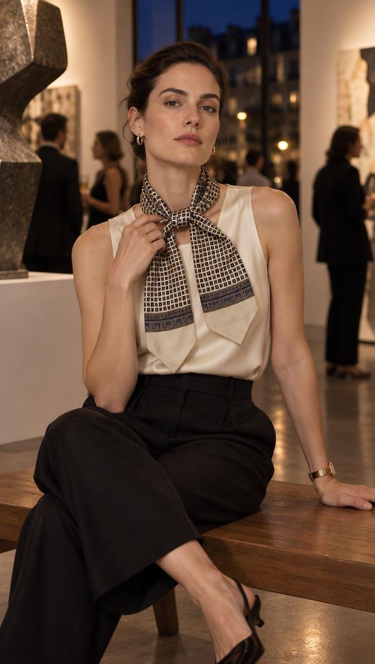Hermès · Chic Summer Night look in Paris by Soprana_5697 | JoliCloset #3798