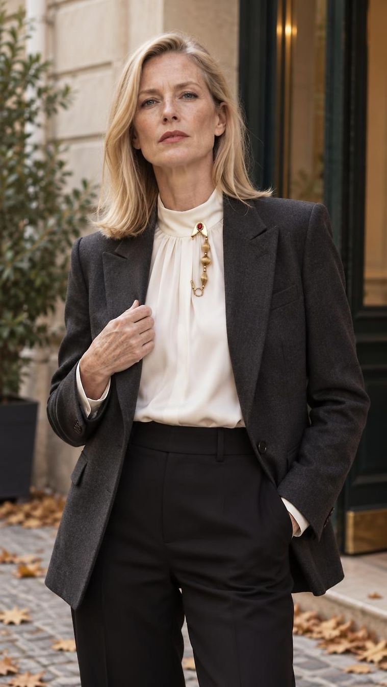 Gianfranco Ferré · Look Chic Automne Jour à Paris par Odile_4561 | JoliCloset #4565
