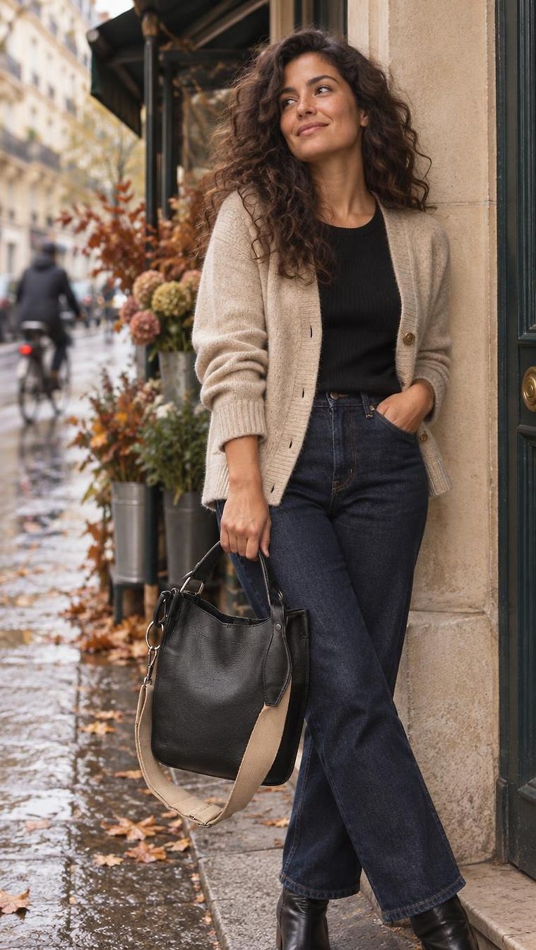 Yves Saint Laurent · Look Casual Outono Dia em Paris por Maggiolo_3063 | JoliCloset #5195