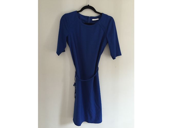 1/10/50/100pk robe d'isolation jetable bleue avec manchette