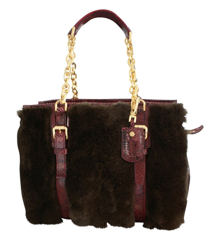 Longchamp Handbags Khaki Fur ref.7628 - Joli Closet