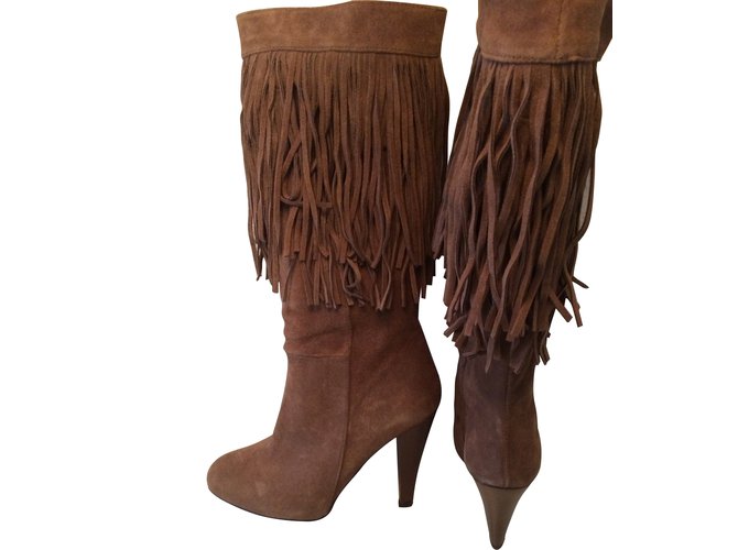 Zara Boots Light brown Suede ref.8937 Joli Closet