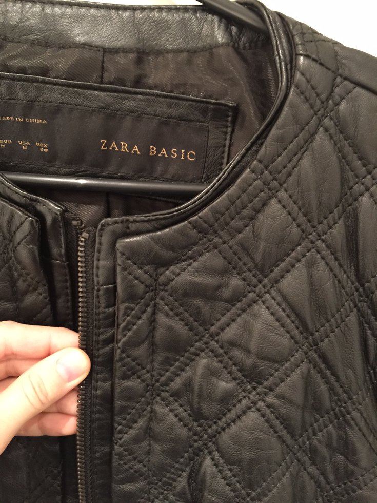 Zara Jackets Black Leather ref.15371 - Joli Closet