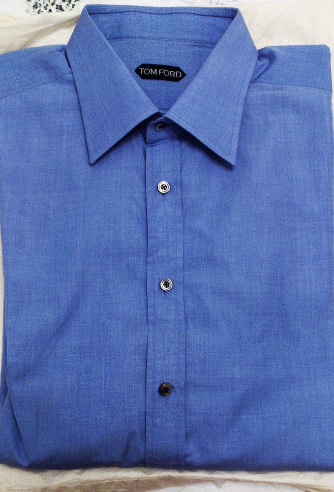 Tom Ford Shirt Blue Cotton ref.24138 - Joli Closet