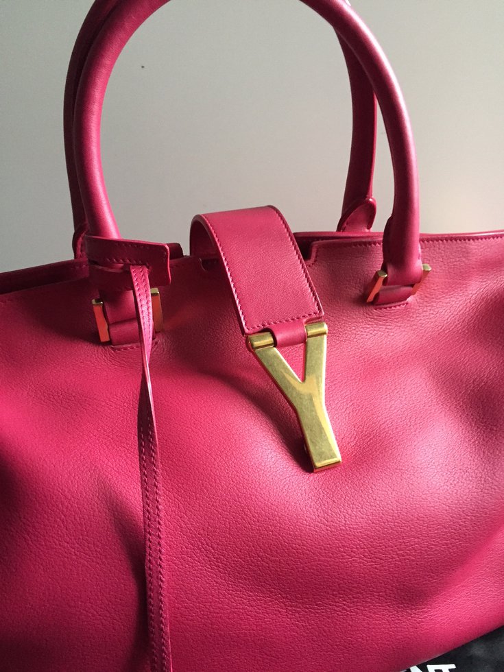 Yves Saint Laurent Handbag Pink Leather ref.29480 - Joli Closet