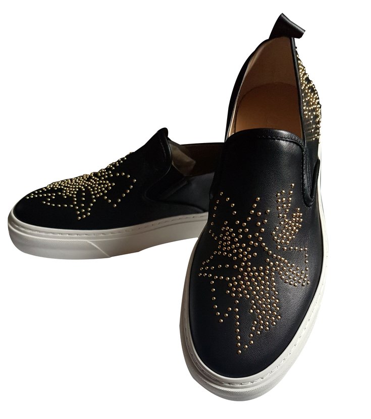 Chloé Sneakers Black Leather ref.35542 - Joli Closet