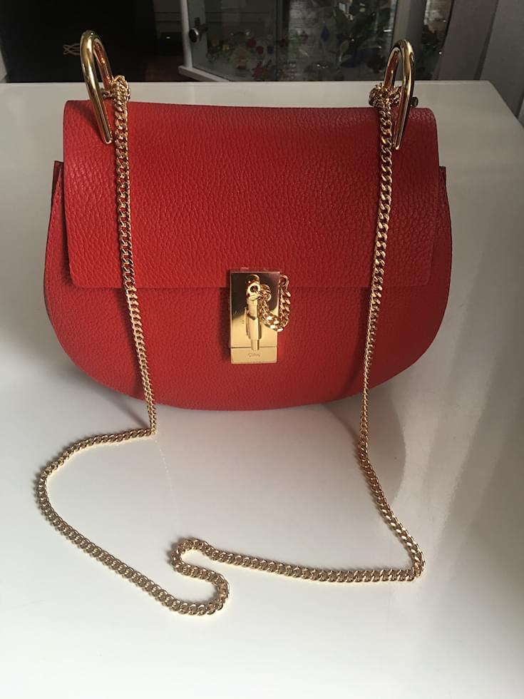 Chloé Handbag Red Leather ref.36301 - Joli Closet