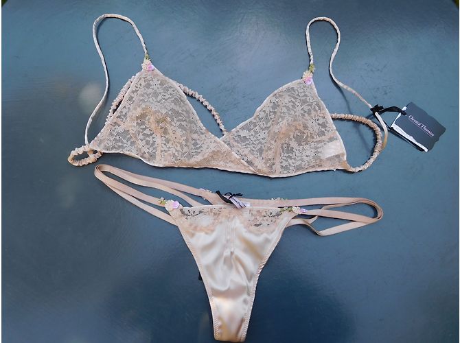 Soutien-gorge Chantal Thomas Balconnet - Taille 85B, Multicouleur, Mousseline, Avec Armatures - Neuf Avec étiquettes