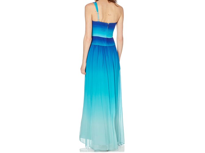 Robes Bcbg Max Azria Robe Soie Bleu ref.38581 - Joli Closet