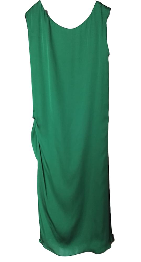 Lanvin Dress Green Silk ref.40569 - Joli Closet