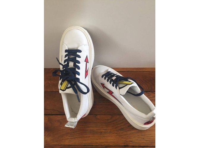 basket blanche femme zara