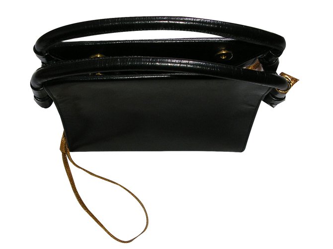 Christian Lacroix Handbags Black Leather ref.43677 Joli Closet