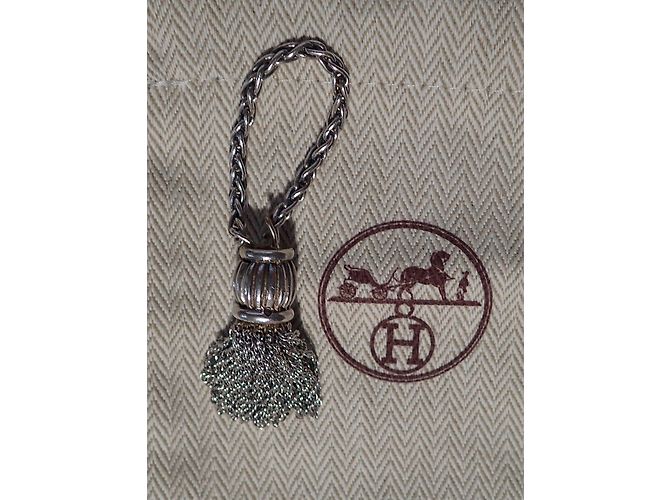 Porte-clés Hermès En Argent 925 - Occasion Très Bon état - Made In France