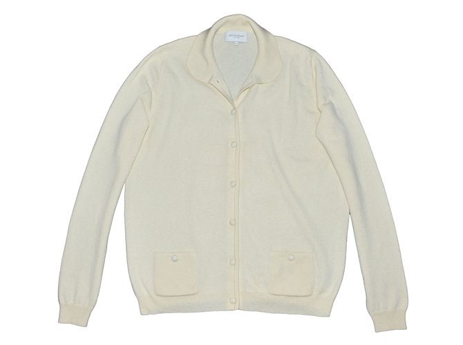 Eric Bompard Cardigan Beige Cashmere ref.45857 Joli Closet