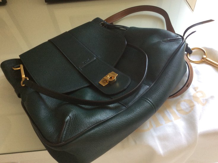 Chloé Handbags Green Leather ref.46226 - Joli Closet